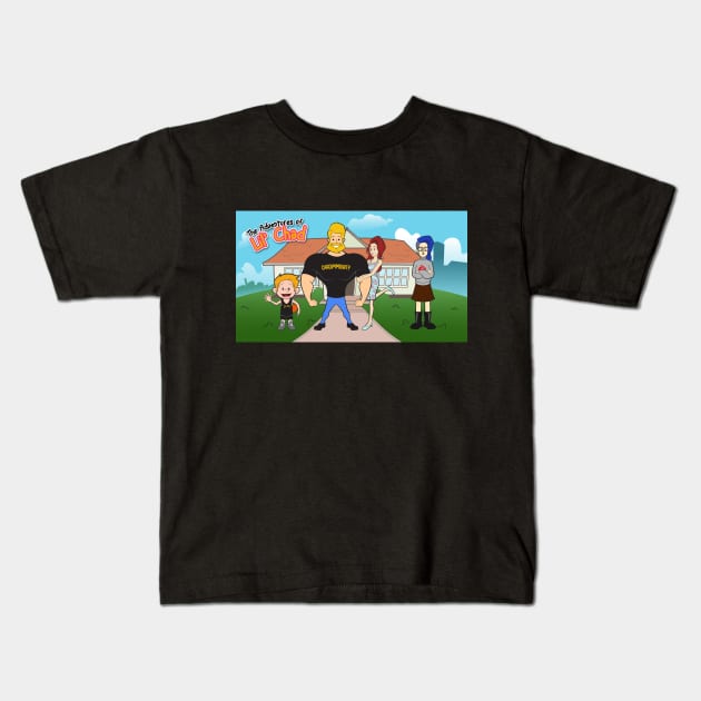 Lil' Chad Family Assemble Kids T-Shirt by Judicator